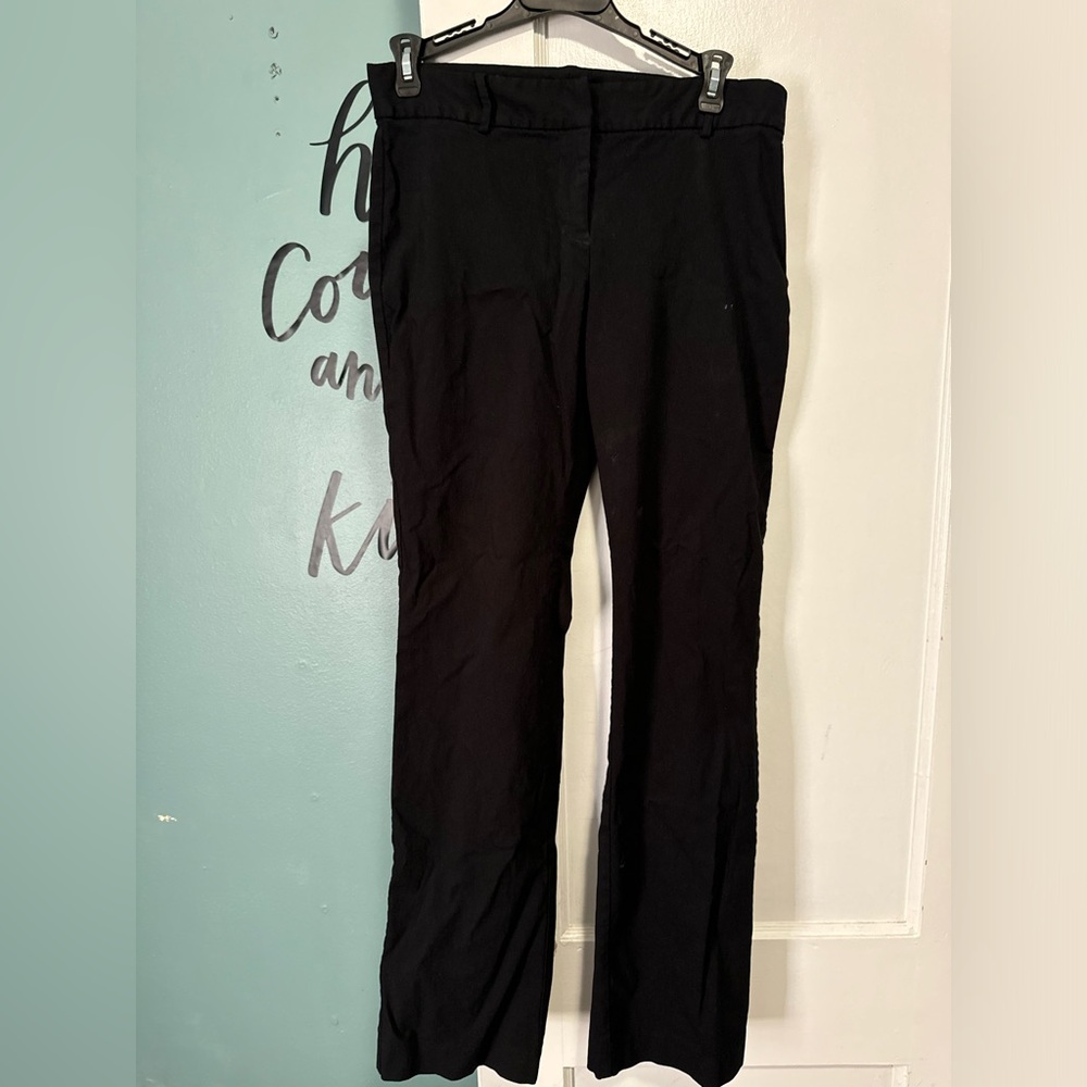 Express Stretch Black Dress Pants 3/4 S Small